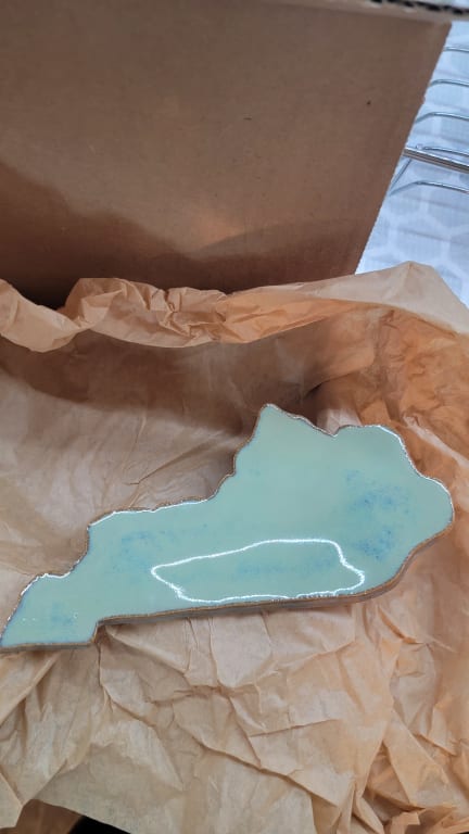 Handmade State Shaped Spoon Rest - gallery image 7