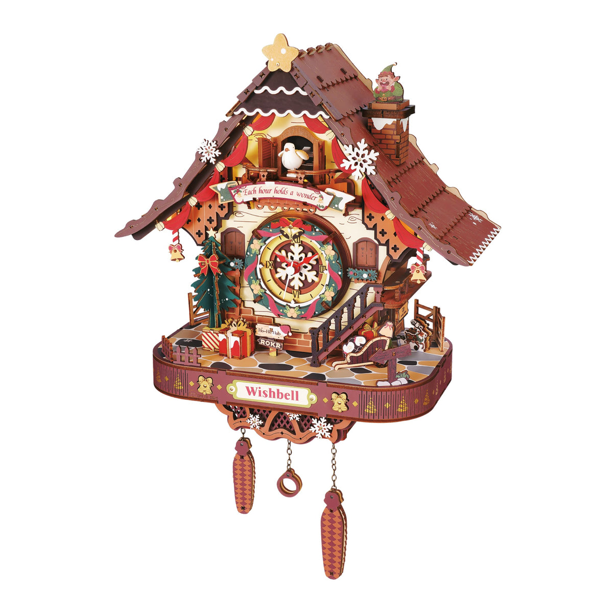 ROKR Christmas Cuckoo Clock LCB01 Kit - gallery image 1