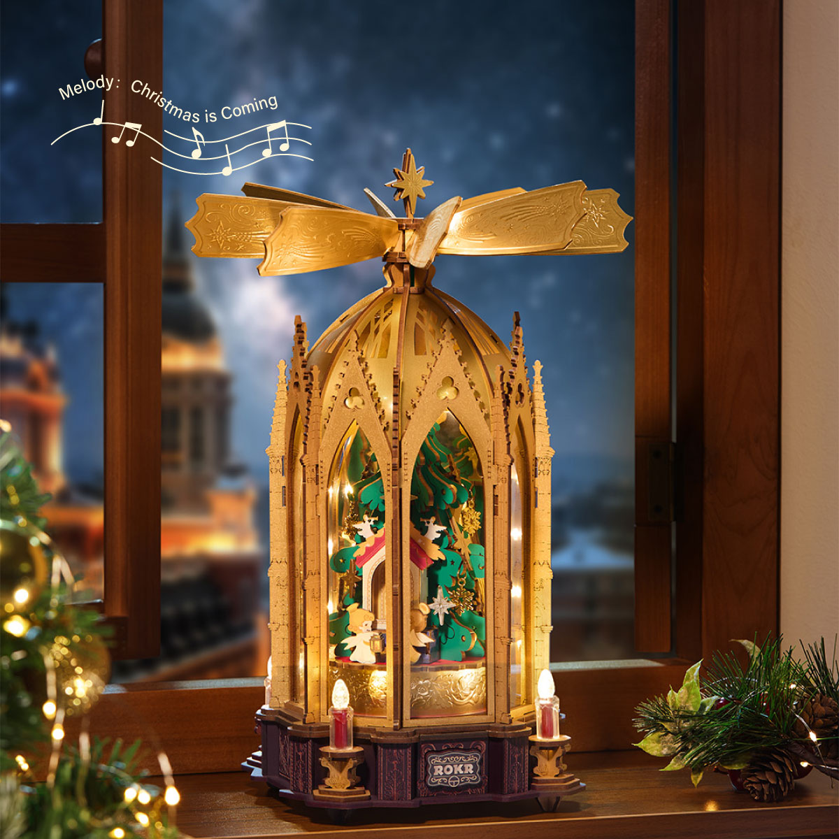 ROKR Angel's Christmas Pyramid AMB01 Kit - gallery image 2