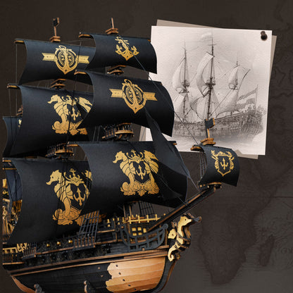 ROKR Seahorse Barque MCB02 Kit - gallery image 3