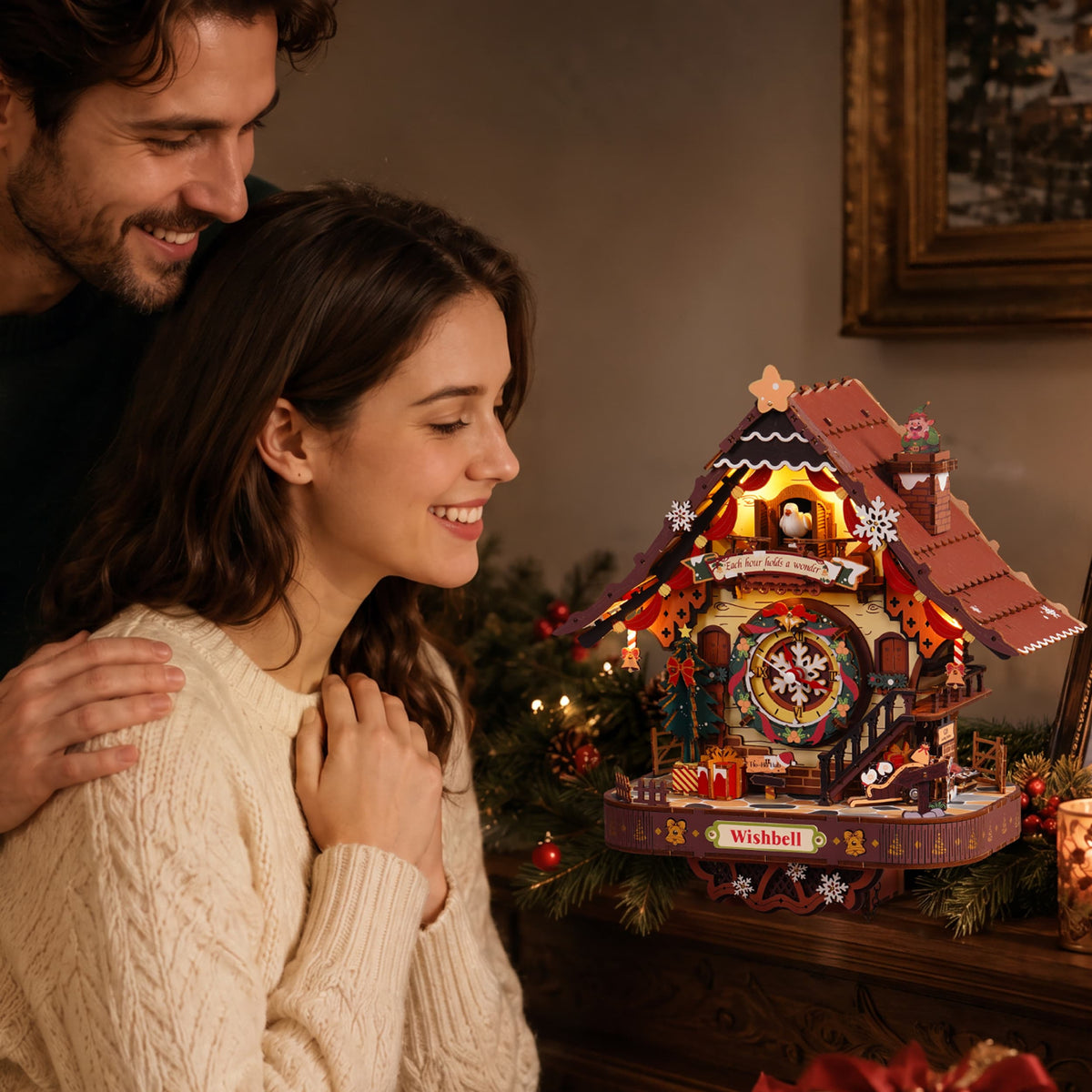 ROKR Christmas Cuckoo Clock LCB01 Kit - gallery image 4