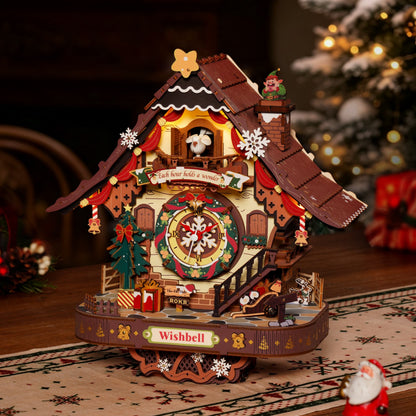 ROKR Christmas Cuckoo Clock LCB01 Kit - gallery image 3