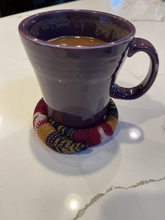 Woven Scented Mug Warming Coaster - gallery image 6