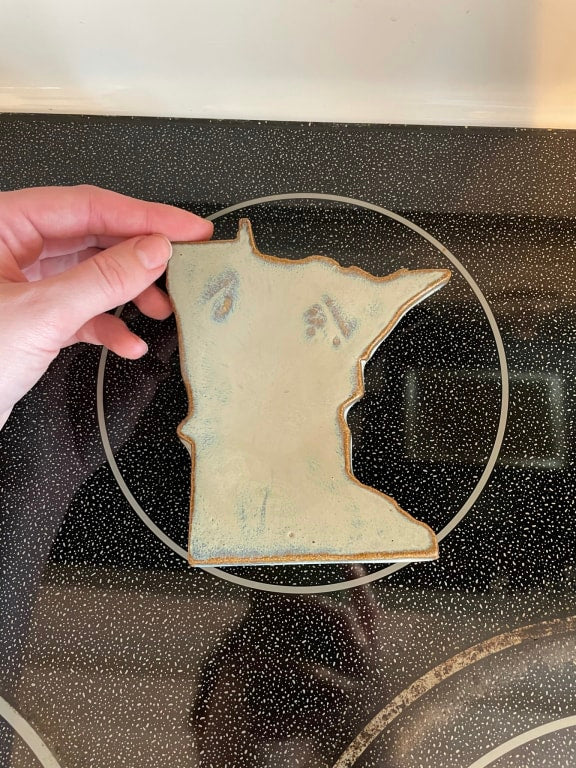Handmade State Shaped Spoon Rest - gallery image 6