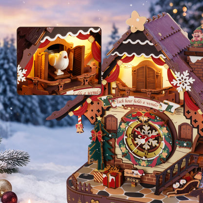 ROKR Christmas Cuckoo Clock LCB01 Kit - gallery image 5