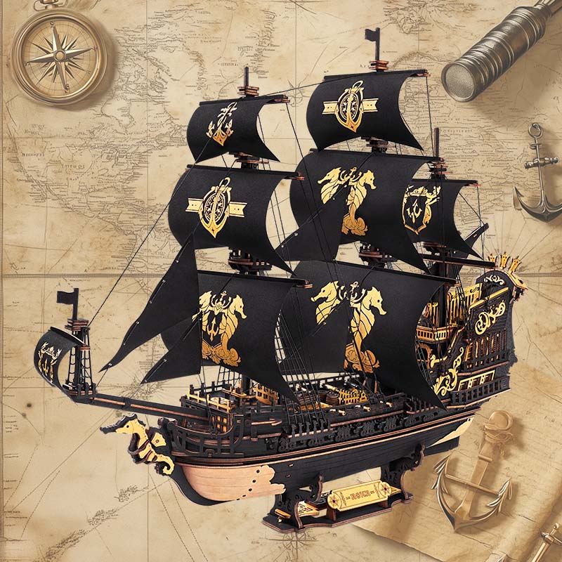 ROKR Seahorse Barque MCB02 Kit - gallery image 6